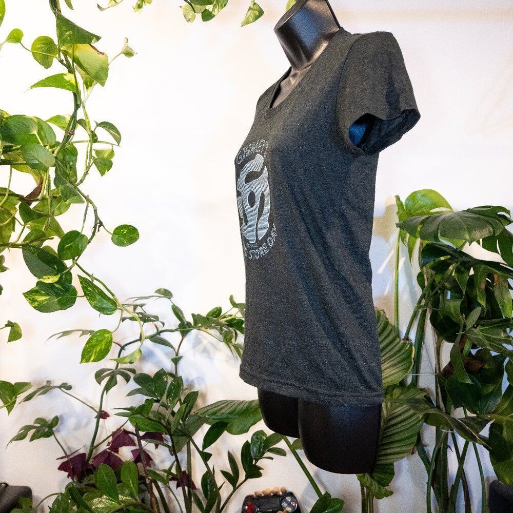 Grimey's Record Store Graphic Tee Women's Used Black/Light Grey M - Picture 3 of 8